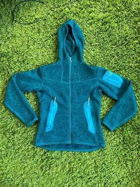 Arc'teryx Women's Polartec Full-Zip Hooded Fleece Jacket Teal